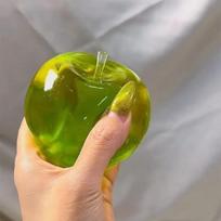 Green Squishy Apple Stress Ball Fidget Sensory Toy For Slow Rising Squeeze Toy Desk Buddy Office Or School Gifts
