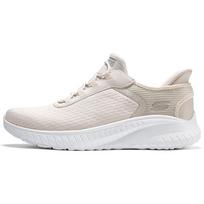 Skechers Bobs Squad Chaos Kvėpuojantys vaikščiojimo batai Moteriškas sportbačio modelis Baltas 117504-OFWT 39.5 gray