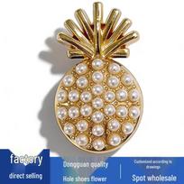 Metal Butterfly & Pearl Flower Charms for Crocs - Decorative Shoe Accessories