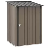 Mažas metalinis sandėliukas 0,92 m², 100 x 103 x 160 cm - ruda