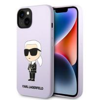 Karl Lagerfeld KLHCP14MSNIKBCU iPhone 14 Plus / 15 Plus 6.7" hard case purple/purple Iconic Silicone