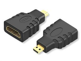 Nešiojamieji ir planšetiniai kompiuteriai // Nešiojamieji kompiuteriai, užrašų knygelės, priedai // HD26 Adapter hdmi micro hdmi gold