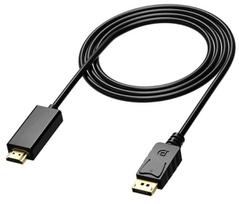 TV, SAT, HDMI, DVI kabeliai ir priedai // HDMI, DVI, AUDIO jungiamieji laidai ir priedai // HD39 Kabel displayport do hdmi 1.8m 4k