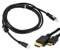 TV, SAT, HDMI, DVI kabeliai ir priedai // HDMI, DVI, AUDIO jungiamieji laidai ir priedai // HD21 Kabel hdmi - mini hdmi 1.4 2m