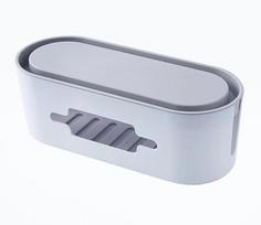 Žaidimų zona | PC | Konsolės | Priedai // Žaislai ir žaidimai vaikams // AG381F ORGANIZER NA KABLE LISTWY BIAŁY