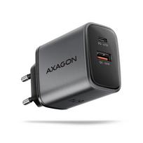 AXAGON ACU-PQ67 GaN sieninis įkroviklis, 67W, USB-C, USB-A, PD 3.0, PPS, QC 4+, pilkas