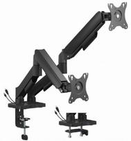 Monitor mount Gembird 2x 17”-32” Adjustable desk display mounting arm USB