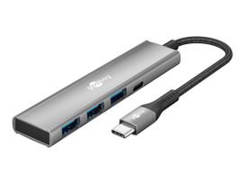 Goobay Slim 4-Port USB Hub, USB-C to USB-C/USB-A, 5Gbit/s | 76562