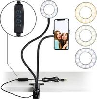 TV, SAT, HDMI, DVI kabeliai ir priedai // Konektori, aksesuāri un instrumenti koaksiālajiem kabeļiem // ZD67FZ (40szt)  lampa pierścieniowa do    selfie uchwyt