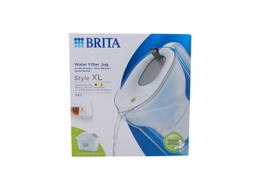 BRITA Wasserfilter-Kanne Style XL hellgrau (3,6l) inkl. 1 MAXTRA PRO Kartusche