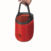 Sulankstomas kibiras Sea To Summit STS Folding Bucket, nailonas, 10 l, juoda sp./raudona sp.