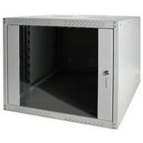 Digitus Sieninis montavimo spintelė DN-19 07-U-EC, 60 x 45 cm, RAL 7035, stiklinės durys, 7U
