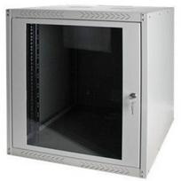 Digitus Sieninis montavimo spinteles Dinaminė bazinė serija DN-19 12-U-EC, 60 x 45 cm, RAL 7035, stiklinės durys