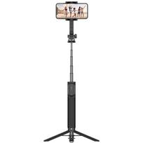Fixed Selfie lazda su trikojų ir belaidžiu iškvietimu FIXSN-XL-BK, 113 cm, 280 g, aliuminio lydinys, Bluetooth