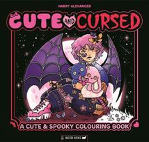 Cute & Cursed: A Spookily Cute Colouring Book