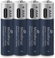 MediaRange USB-C Li-ion Battery, AA Mignon | 1.5V | 500 mAh, 4-Pack (4 pieces)