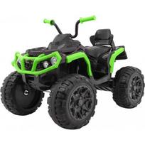 Keturratis ATV, juodas su žaliu