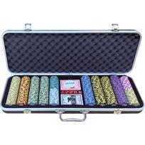 Pokerio rinkinys DLX 500 molio žetonų 13,5 g