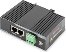 Digitus Industrial Gigabit Ethernet PoE+ Injector, 802.3 af/at, 60 W