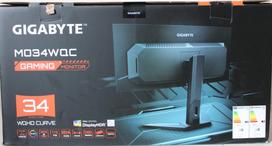 Gigabyte MONITOR 34" MO34WQC EK |  MO34WQC EK1 | 34 " | OLED | WQHD | 175 Hz | 0.03 ms | 3440 x 1440 pixels | 250 cd/m² | HDMI ports quantity 2 | Warranty 36 month(s) | DAMAGED PACKAGING, DEMO