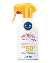 Purškiklis įdegio priežiūrai kūnui Nivea Sun Sensitive Protection SPF50+, 250 ml