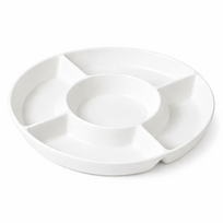 Serviravimo padėklas Ambition Salsa, 25 cm x 2 cm, 25 cm, Ø 25 cm, Balta sp.