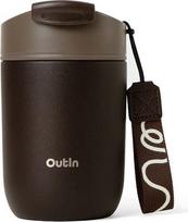 Outin OT-TUM-01-TB Kubek podróżny 350 ml Brown Stainless steel