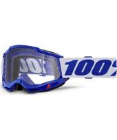 Motokroso akiniai 100% Accuri 2 - Mėlyna, skaidrus pleksis