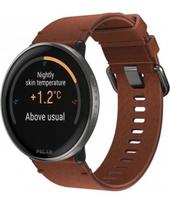 Polar Ignite 3 Titanium fitneso išmanusis laikrodis su odine apyranke - Juoda/bronzinė