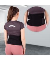Neopreninis diržas inSPORTline Waistpire - Juoda