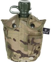 Plastikinė gertuvė su dėklu MFH Operation-Camo, 1 l