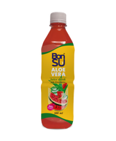 Aloe Vera sulčių gėrimas BONSU arbūzų skonio su minkštimu, (59%), 500ml