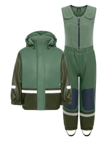Didriksons - Boardman Kids' Set Galon® - Lietaus drabužių komplektas - Žalia