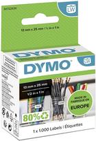 DYMO S0722530 Etiketės 24 x 12mm (1x1000 vnt.) - 6 vnt.