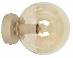 Šviestuvas sieninis Emibig Magnus K1 1641/K1, E14, 1 x 10 W, smėlio sp./gintaro sp.