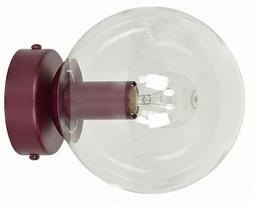 Šviestuvas sieninis Emibig Magnus K1 1645/K1, E14, 1 x 10 W, skaidri sp./raudona sp.