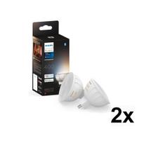 Rinkinys: 4 dimeriuojamos Philips Hue WA GU5,3/MR16 LED lemputės, 5,1W/12V, 2200-6500K