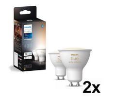 Rinkinys iš 4 dimeriuojamų Philips Hue WHITE AMB. GU10 LED lemputių, 4,2W/230V 2200-6500K
