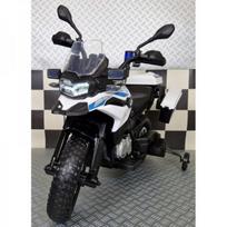 Elektrinis vaikiškas policijos motociklas BMW F850, 12 V