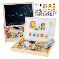 Medinė magnetinė kreidos plokštelė + akc TA0072