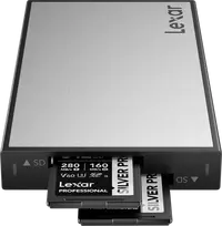Lexar Professional Workflow USB 3.2 Gen2 Reader, UHS-II, support Dual slot SD