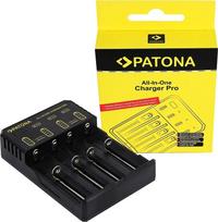 Patona 4-kanałowa ładowarka All-In-One do baterii CR123A, 14500, 16340, 18650, 22650, 26650, AA / AAA | PT1914 | 4055655227704
