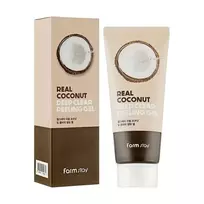 FARMSTAY REAL COCONUT DEEP CLEAR šveičiamoji veido želė, 100 ml