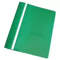 Aplankas su įsegėle ir europerforacija PANTA PLAST, A4, matinis viršelis,(pak. -10 vnt.), žalias, pak.