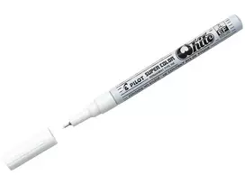 Permanentinis žymeklis PILOT Supercolour 1.0 mm, balta sp., vnt.
