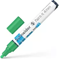 Akrilinis žymeklis SCHNEIDER Paint-it 320, 4 mm, žalia sp., vnt.