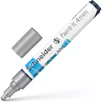 Akrilinis žymeklis SCHNEIDER Paint-it 320, 4 mm, sidabrinė sp., vnt.