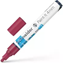 Akrilinis žymeklis SCHNEIDER Paint-it 320, 4 mm, bordo sp., vnt.
