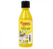 Akriliniai dažai JOVI, 250ml, geltonos sp., vnt.