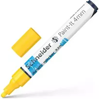 Akrilinis žymeklis SCHNEIDER Paint-it 320, 4 mm, geltona sp., vnt.